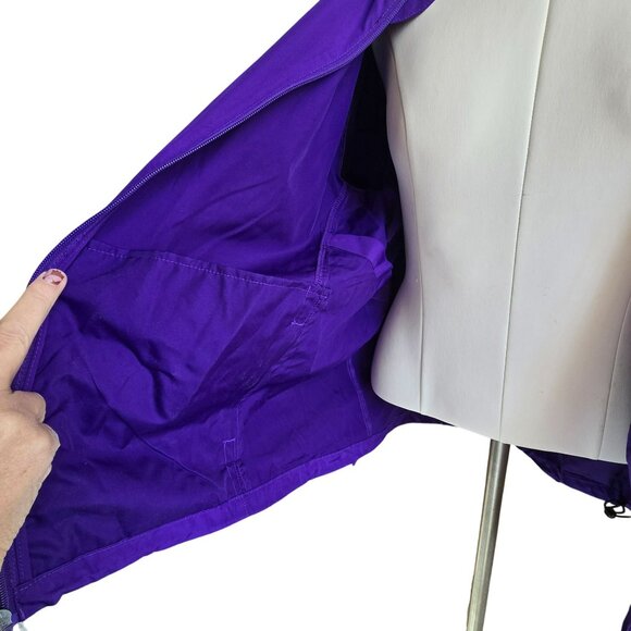 Mens Purple NFL Draft 2022 Lightweight Jacket Large Water Resistant JJ3859 - Picture 11 of 12